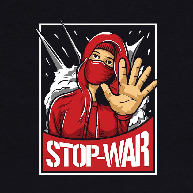 Stop War Ukraine Support Design by Nerdy